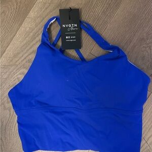 NVGTN Royal Blue Strappy Sports Bra